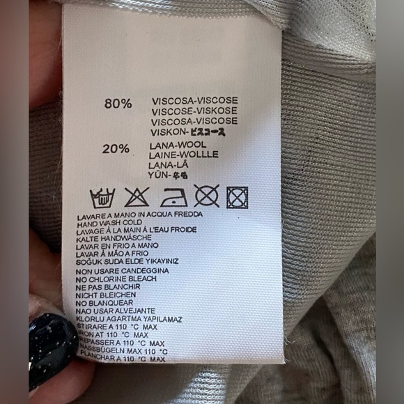 NEW w/TAGS DIESEL Turtleneck Bodycon Gray Visible Seams Balloon Bottom Dress XS - Picture 8 of 13